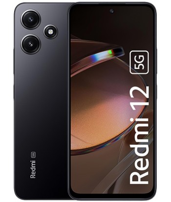 Xiaomi® Redmi 12 5G 256GB/8GB Black (Global) Garantia 1 Ano Brasil
