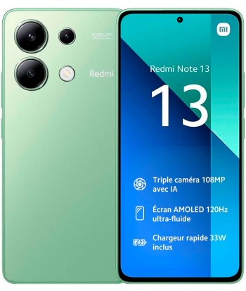 Xiaomi® Redmi Note 13 128GB/6GB Green (Global) Garantia 1 Ano Brasil