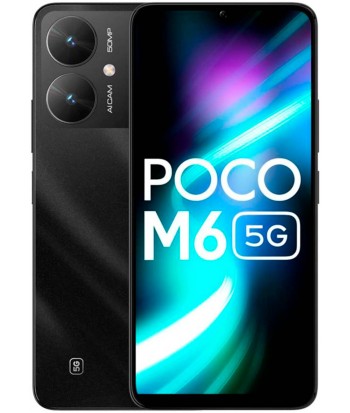 Xiaomi® Poco M6 5G 256GB/8GB Black (Global) Garantia 1 Ano Brasil